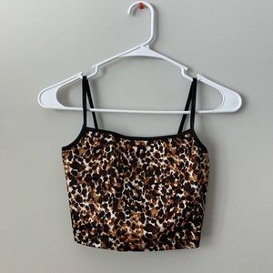Animal Print Crop Top